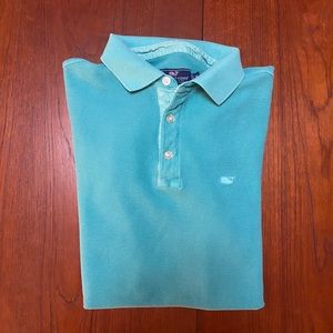 Vineyard Vines Shep & Ian. Polo shirt. Mens XS. Mint Green.